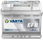 VARTA BLUE Dynamic EFB N60 Starterbatterie 12V 60Ah 640A/EN L2 Batterie