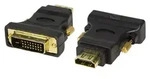 LogiLink HDMI to DVI Adapter, HDMI 19-pin female, DVI-D (24+1) male, Schwarz -