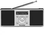 TechniSat DIGITRADIO 1 S | Tragbares DAB+ & UKW-Stereoradio - Schwarz/Silber