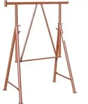 M&Uuml;BA Faltger&uuml;stbock B120xH120cm 120-195cm lack. - Braun