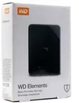 Western Digital Elements WDBHDW0040BBK-EESN, 4 TB, 2.0/3.2 Gen 1 (3.1 Gen 1), Schwarz