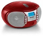 Karcher RR 5025-R tragbares CD Radio (CD-Player, UKW Radio, Batterie/Netzbetrieb,