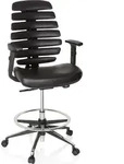 hjh OFFICE Counterstuhl ERGO LINE II WORK Arbeitsstuhl mit Armlehnen