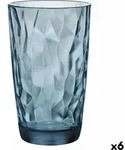 Bormioli Rocco Diamond, Sommergetr&auml;nk-Glas, 470 ml, Glas, Blau, 6 St&uuml;ck(e),...