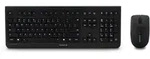 CHERRY DW 3000, Volle Gr&ouml;&szlig;e (100%), Kabellos, RF Wireless, QWERTY, Schwarz, Maus