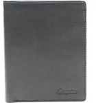 Esquire Leder Geldb&ouml;rse RFID Wallet High Black schwarz - Schwarz