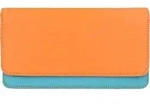 MyWalit Medium Matinee Wallet Geldb&ouml;rse Leder 17 cm - Orange