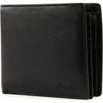Esquire Leder Geldb&ouml;rse RFID Billfold Wallet Black schwarz - Schwarz