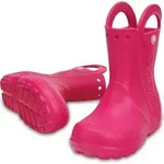 Crocs Handle It Rain, Stiefel, Regenstiefel, Uni, Kind, Rot, Einfarbig - Rosa - 30