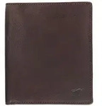 Portemonnaie AREZZO RFID Geldb&ouml;rse H 11 Kartenf&auml;cher braun Herren - Leder - Braun