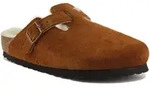 Birkenstock Boston Shearl g Sandale Aus Wildleder Mit E em Riemen Nerz &ndash; 7,5 UK -