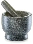 Zeller M&ouml;rser & St&ouml;&szlig;el-Set, Granit, anthrazit &Oslash;12x10 - Schwarz