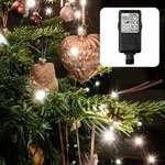 LED Lichterkette Weihnachtsbaum Deko 12-Str&auml;nge Weihnachten 240 LEDs warmwei&szlig;