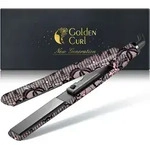 Golden Curl Titanium Gl&auml;tteisen GL829 (Spitze) 2 in 1 zum Gl&auml;tten und Locken -