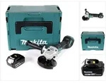 Makita DGA 517 G1J Akku Winkelschleifer 18 V 125 mm Brushless + 1x Akku 6,0 Ah +