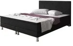 Inter Handels Boxspringbett Esra, 180x200, Schwarz - Schwarz