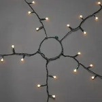 Konstsmide LED Baummantel mit Ring &Oslash; 11, mit Globes, 5 Str&auml;nge &agrave; 30 Dioden,