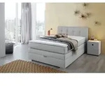 269297 Boxspringbett Amelie 140x200 - Hellgrau