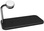Zens 2-in-1 Wireless Charger Dual + Apple Watch - 10W - Schwarz - Schwarz