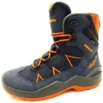 Lowa Kinder Hiking Stiefel JONAS GTX MID Blau Orange - Blau - 28