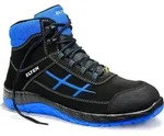 Sicherheitsschn&uuml;rstiefel MALVIN blue Mid ESD S3, Gr. 40 - Schwarz/Blau - 40