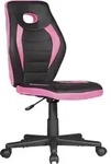 AMSTYLE Kinderdrehstuhl LUAN schwarz/pink f&uuml;r Kinder ab 6 mit Lehne...