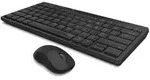 Rapoo 8000M Multi-Mode-Deskset Kabellos, Schwarz - Schwarz