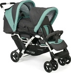 CHIC 4 BABY - Geschwisterwagen DUO mit Tragetasche und Regenschutz, Geschwisterk