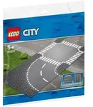 LEGO&reg; City Kurve und Kreuzung, 60237 - Grau/Wei&szlig;
