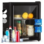 Klarstein K&uuml;hlschrank, Mini K&uuml;hlschrank mit Glast&uuml;re, Mini-K&uuml;hlschrank f&uuml;r