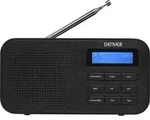 Denver DAB-42 DAB+ Radio mit Dualwecker, FM-Empfang & LCD-Display - Schwarz