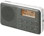 Sangean DPR-64, Tragbar, DAB+, FM, LCD, Grau, Wei&szlig;, Ladend, 1,5 V - Grau/Wei&szlig;