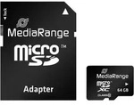 64 GB microSDXC (schwarz, Class 10)