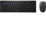 Rapoo 9300M Multi-Mode-Deskset Kabellos, ultraflach, Schwarz - Schwarz