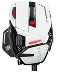 Mad Catz R.A.T. 8+, rechts, Optisch, USB Typ-A, 16000 DPI, 16000 fps, Wei&szlig; - Wei&szlig;
