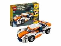 LEGO 31089 Creator Rennwagen, Speedboot oder klassischer Rennwagen, 3-in-1 Bauset,