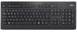 Fujitsu KB955, Volle Gr&ouml;&szlig;e (100%), Kabelgebunden, USB, QWERTZ - Schwarz