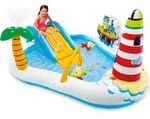 INTEX 57162NP Playcenter "Fishing Fun" Planschbecken (218x188x99) Kinderplanschbecken