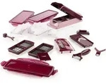 Genius Nicer Dicer Plus (18 Teile) Multischneider zum Schneiden von Gem&uuml;se 