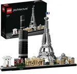 LEGO Architecture Paris, Modellbausatz mit Eiffelturm, Champs-&Eacute;lys&eacute;es und