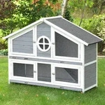 Hasenstall XL Momo grau 144 x 57 x 110 cm - Grau