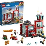 LEGO 60215 City Feuerwehr-Station, Feuerwehr-Spielzeug f&uuml;r Kinder mit...