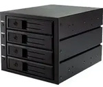 ICY BOX IB-564SSK, Backplane, 4x 3,5" SAS/SATA (I/II/III) HDD in 3x 5,25" Einsch&uuml;be,