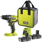 RYOBI Akku-Bohrschrauber R18DD5-220S ONE+ Akkuschrauber, Bohrmaschine, Drehmoment 50
