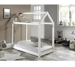 Vipack Hausbett Liegefl&auml;che 70 x 140 cm wei&szlig; - Wei&szlig;