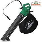 GARDEBRUK&reg; Elektro Laubsauger 3 in 1 3000W Schultergurt 270km/h Rollen 45L Fangsack