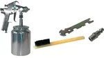 pro s Farbspritzpistole Druckluft 2-3bar / Edelstahld&uuml;se 1,8mm / Saugbecher / mit