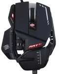 MadCatz R.A.T. 6+ Black Optical Gaming Mouse - Schwarz