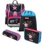 Step by Step Ranzen-Set TOUCH 2, 4-teilig - Rosa/Schwarz