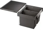 BLANCO FLEXON II 50/2 M&uuml;lltrennsystem Frontauszug / Kunststoff / Anthrazit / 2x19